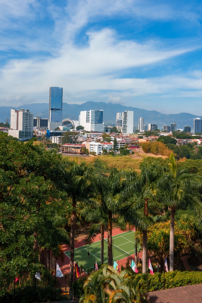 Vista del Skyline de San José