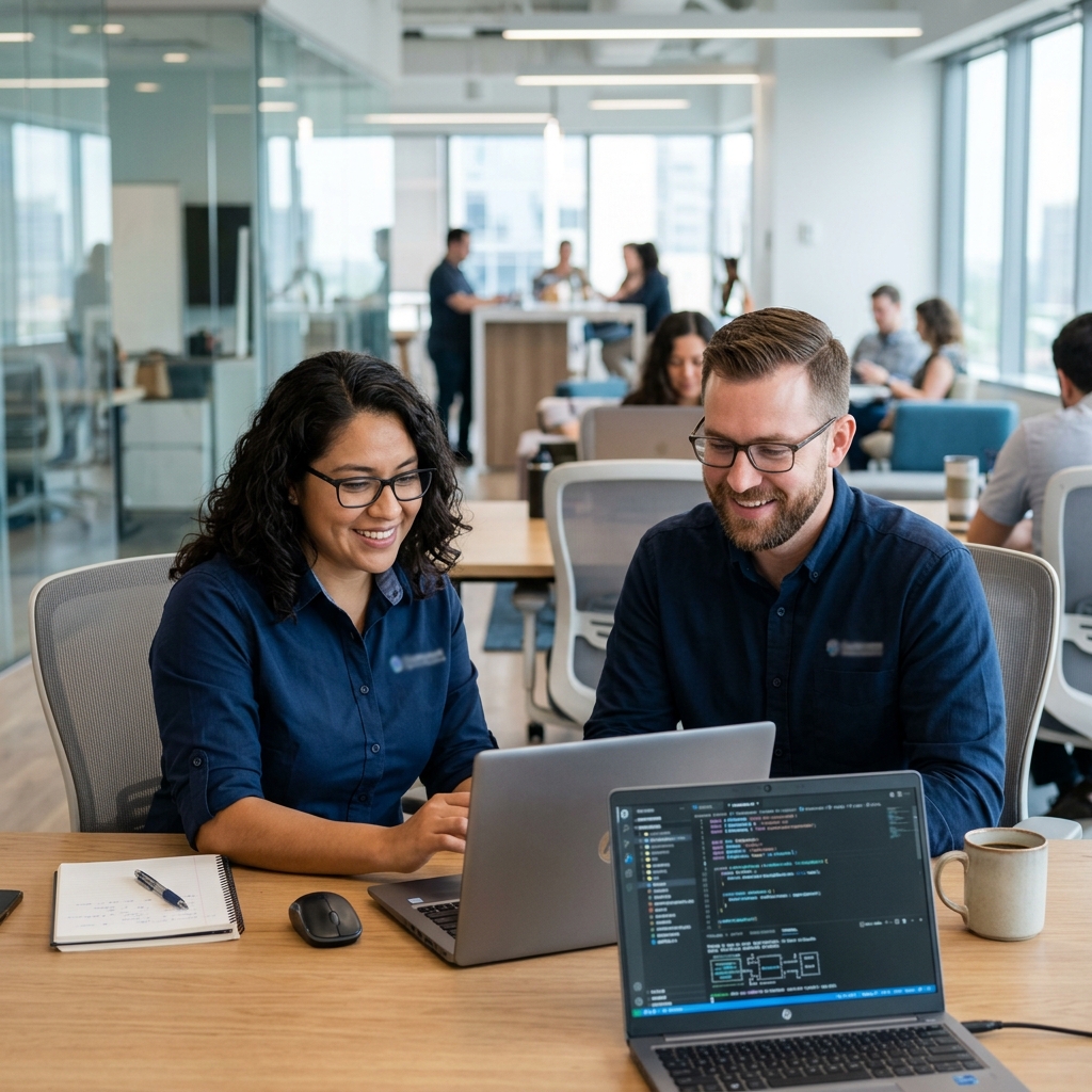 Equipo de CapDev trabajando